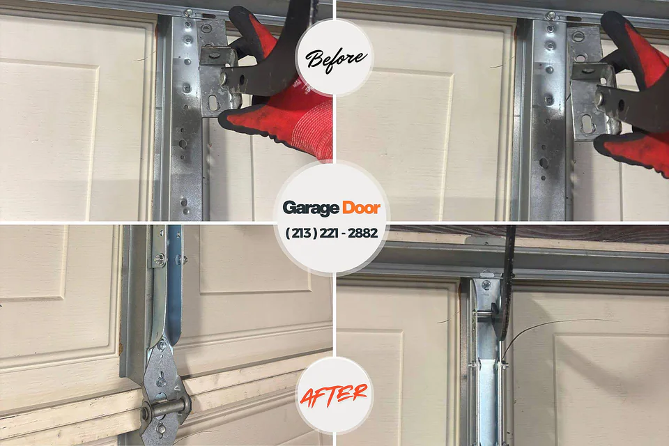 Before and after: garage door repair East Kapolei, HI